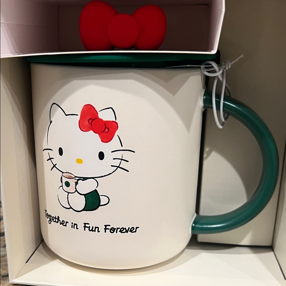 Starbucks Hello Kitty Box with Red Bow